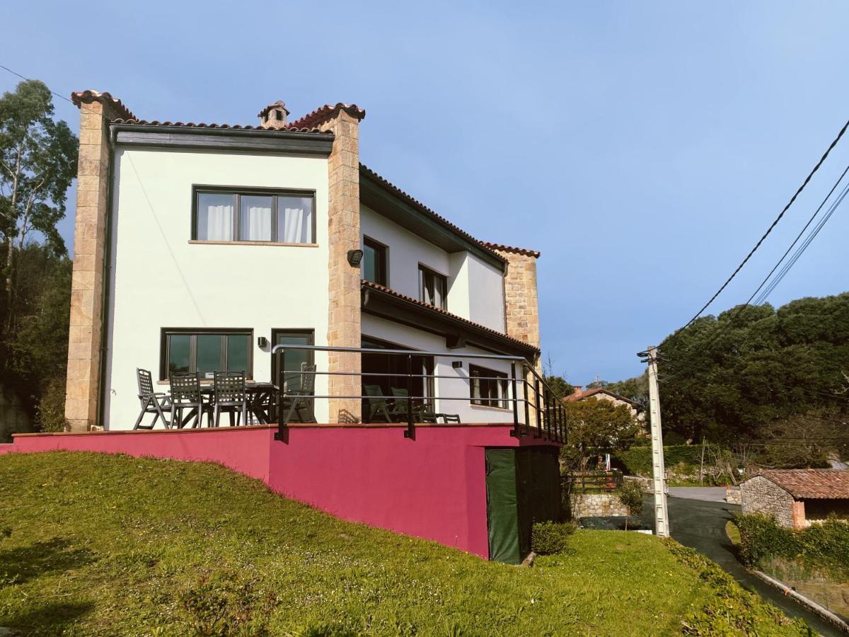 La Jarocha, Casa Con Vistas Al Mar En Pechonヴィラ エクステリア 写真